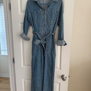 Express denim jumpsuit